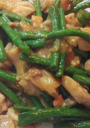 Foto resep Ayam Kacang Panjang Saos Hoisin