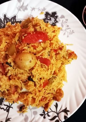 A picture of Vegetable Yakhni.