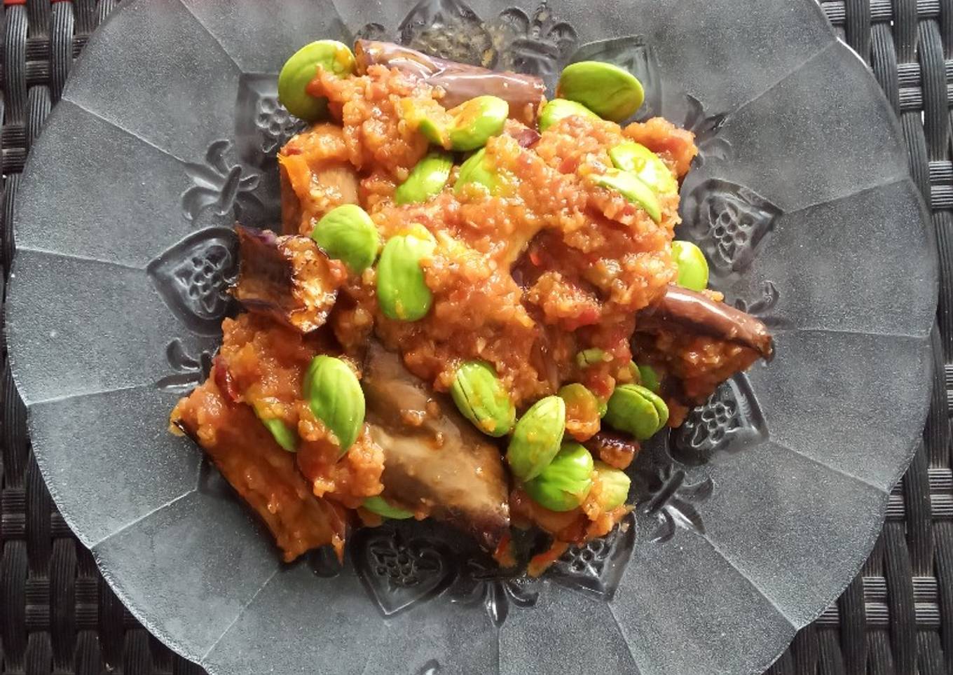 Terong balado pete