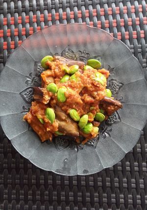 Foto resep Terong balado pete