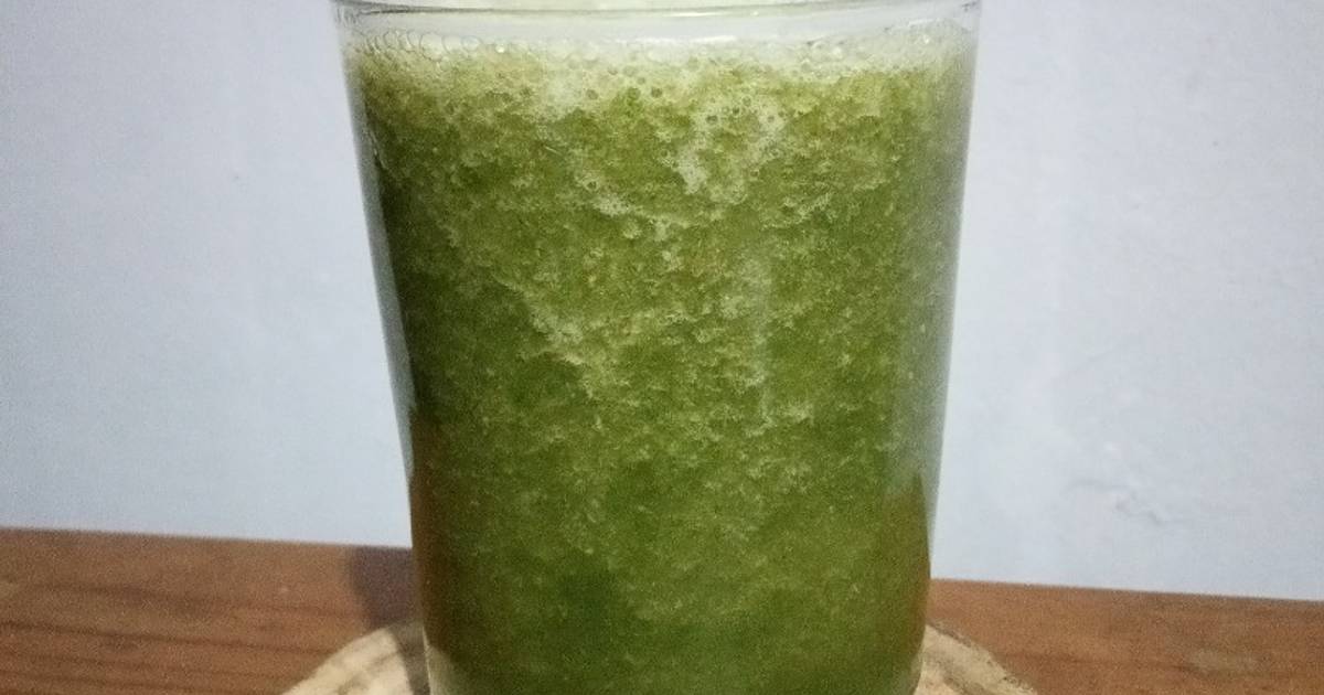 Resep 525) Green Smoothie (Bayam, Timun, Strawberry) oleh Irene MN