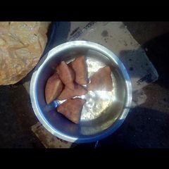 A picture of Mandazi for breakfast.