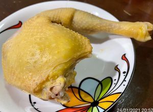 Hình của món Gà luộc.