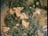 Gulai telur daun singkong