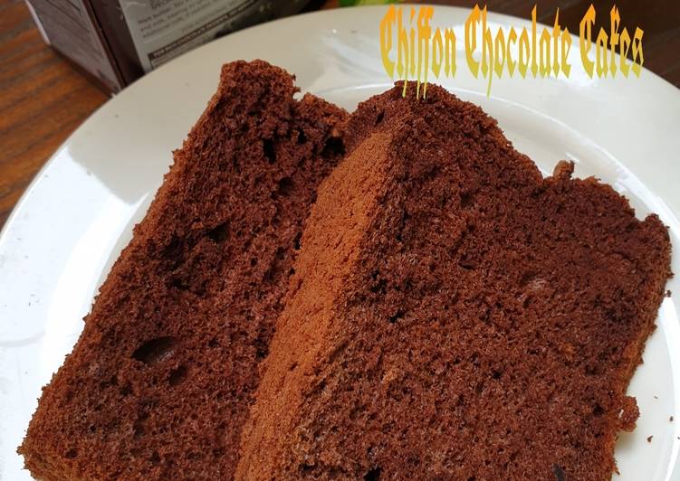 Bagaimana Membuat Chiffon Chocolate Cake Anti Gagal