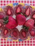 Galletas de frutilla🍓 solo 3 ingredientes🍓 bajas en calorías