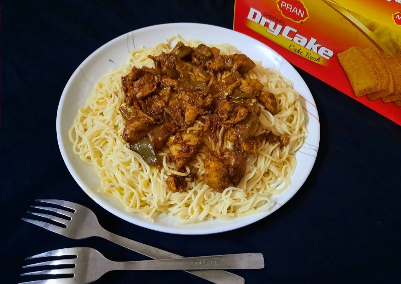 Tikka spaghetti 🍝 😋