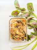 Mee Konjac dengan Bayam