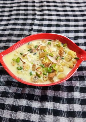 A picture of Makhane ki kheer.