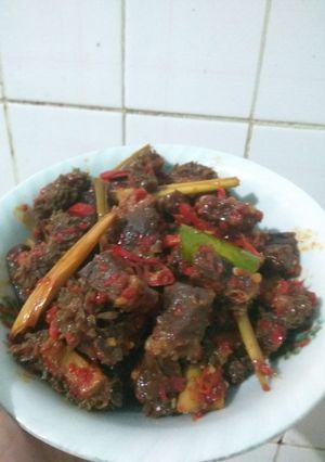 Foto resep Babat Paru Gongso Mercon