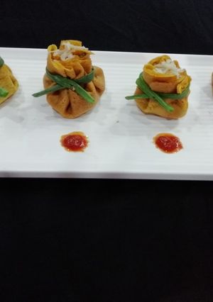 A picture of Pudla Pizza Potli.