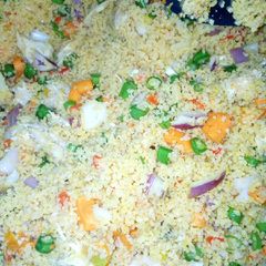 A picture of Steam cous cous.