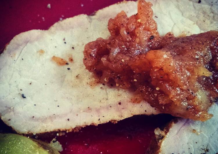 Easiest Way to Make Speedy Smoked Pork Loin with Apple Chutney