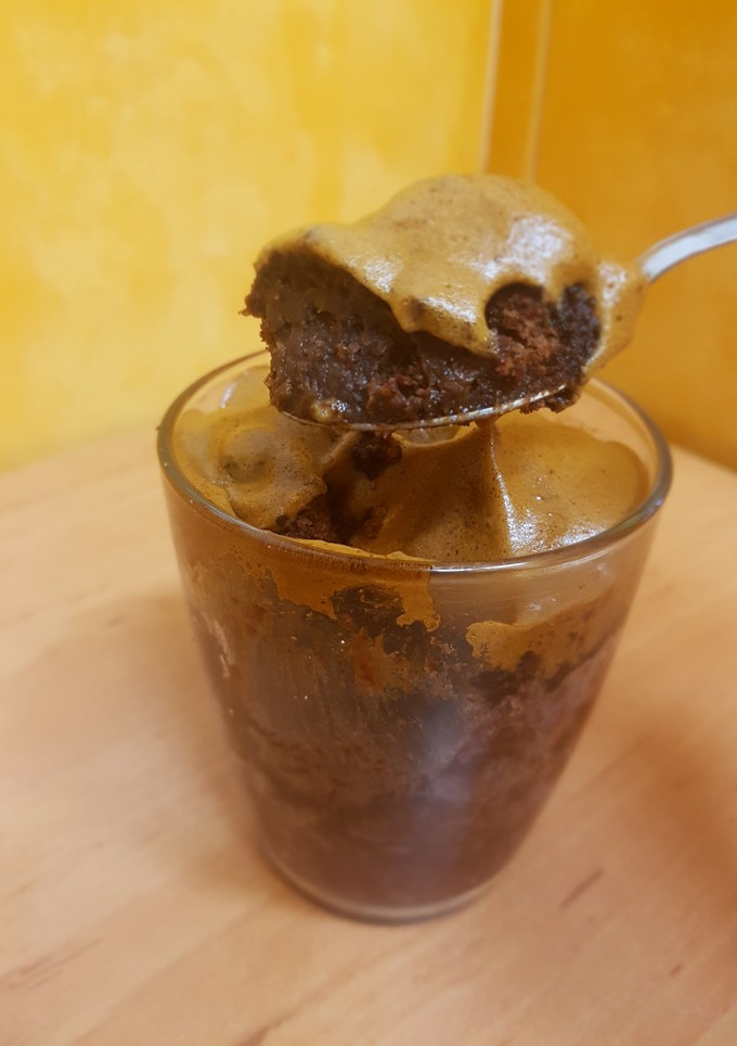 Una foto de Mug cake de moca