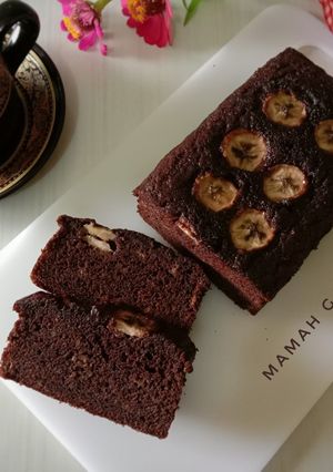 Foto resep Brownis pisang panggang