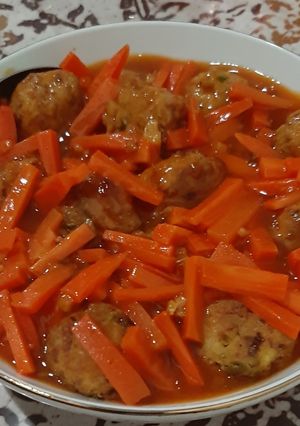 Foto resep Bakso kornet tahu asam manis