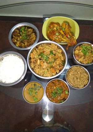 மட்டன் சிக்கன் ப்யூசன் (Mutton chicken Fusion Recipe in Tamil) செய்முறை முக்கிய புகைப்படம்