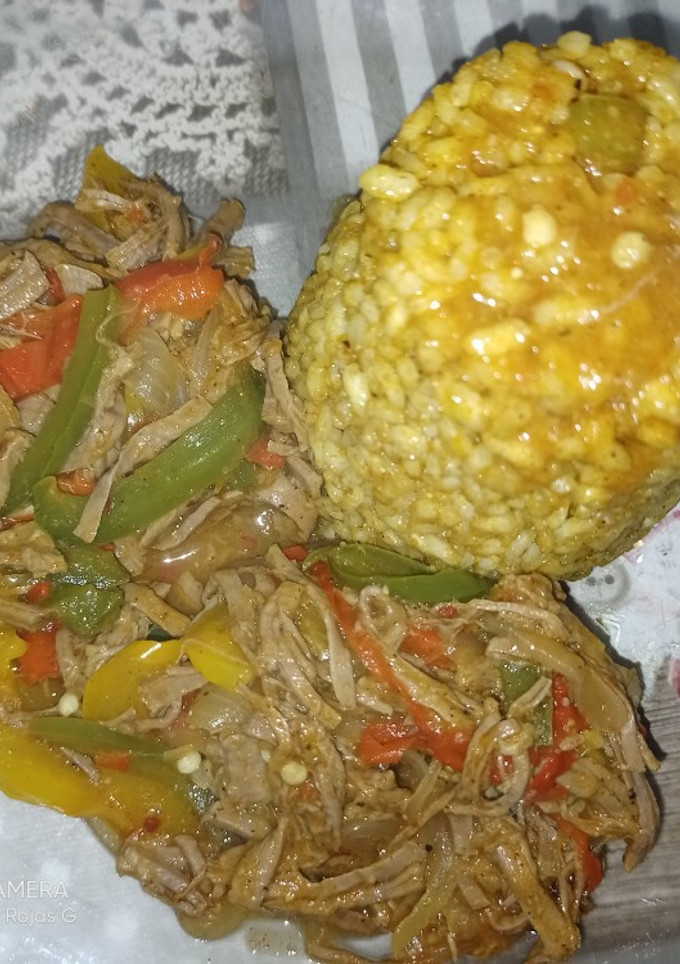 Una foto de Ropa vieja 🧅🧅 Cubana