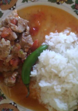 Una foto de Lomo de cerdo en salsa