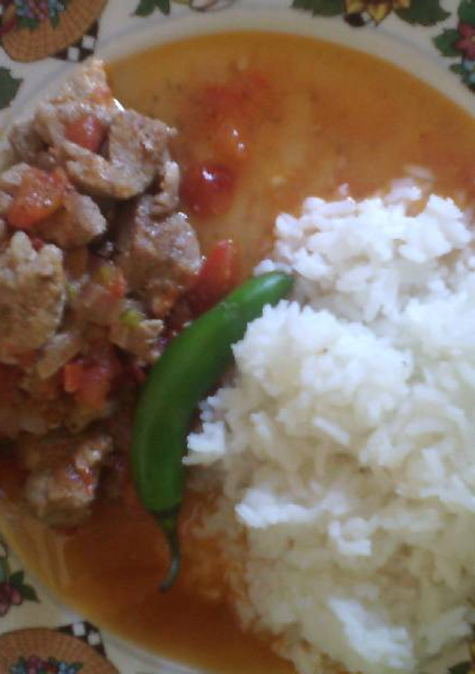 Una foto de Lomo de cerdo en salsa