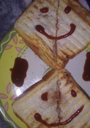 A picture of Veg sandwich.