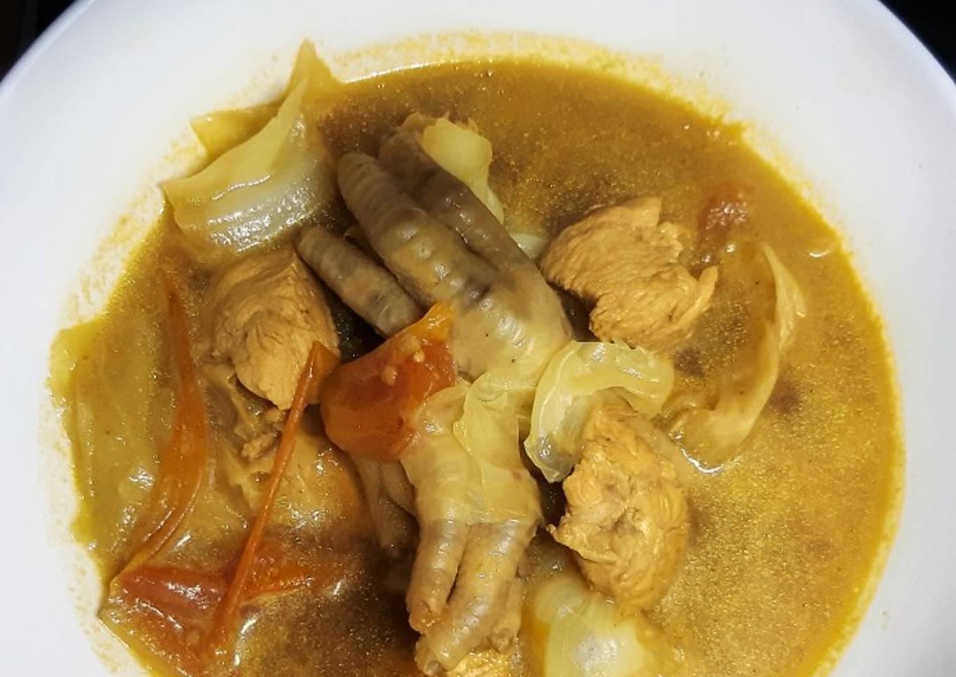 Tongseng ceker simple ala rumahan
