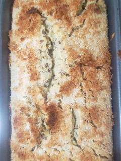 Una foto de Budin de limón vegano