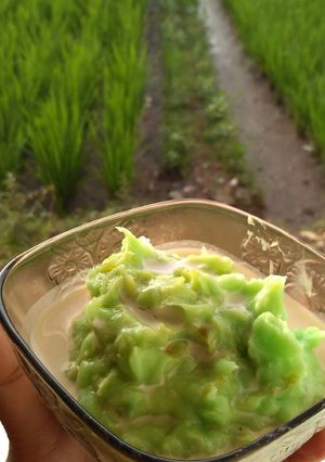 Foto resep Bubur sumsum pandan