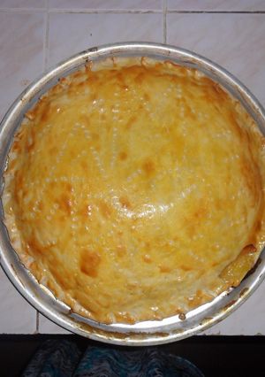 Una foto de Tarta de puré de Calabaza