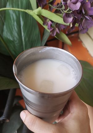 A picture of Namkeen lassi.