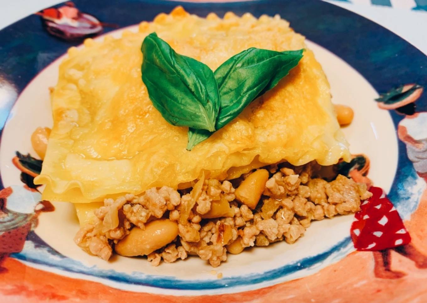White bean miso lasagna