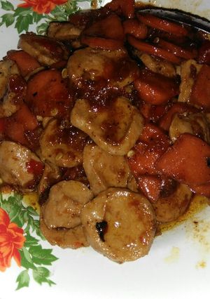 Foto resep Oseng bakso sosis pedas manis