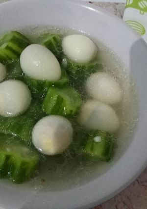 Foto resep Sop oyong telur puyuh