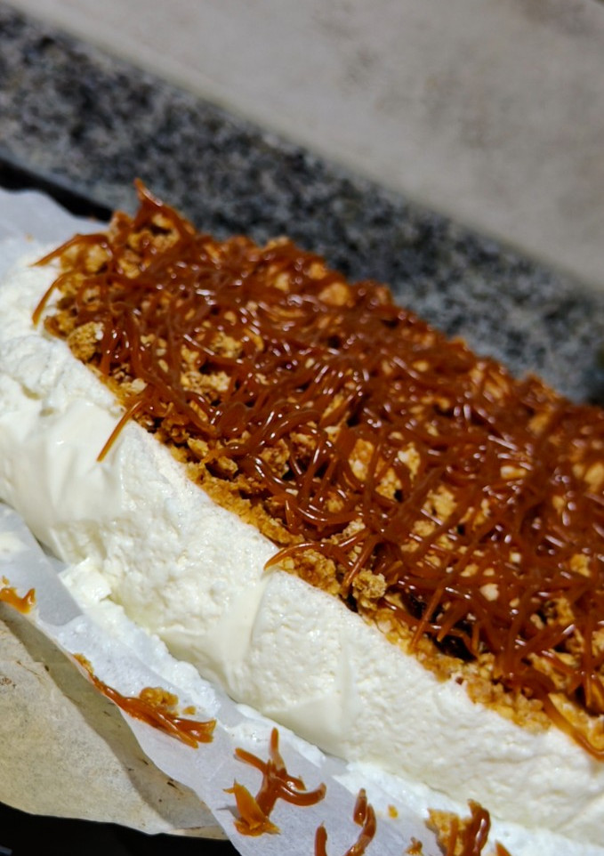 Una foto de Cheesecake proteico sin azúcar. 🫰🏻
