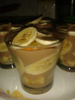 صورة لوصفة تحلية بالشوكولاتة والموز