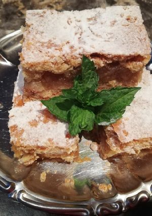 Almás-diós pite recept fotója