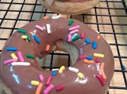 A picture of donut glaze