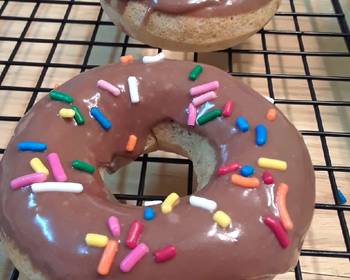 Fast Cooking Methods Nutella Glazed Baked Donuts Delicious Perfect