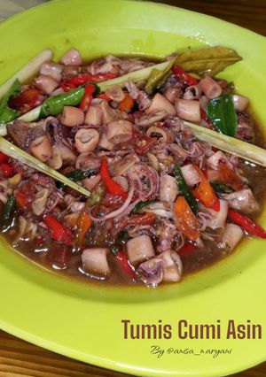 Foto resep Tumis Cumi Asin