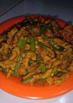 Foto resep Tumis Usus Ayam Buncis