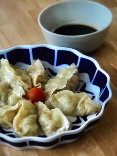 Una foto de Gyozas caseras de gambas