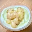 💚 Green Tea Yogurt with Longan Topping