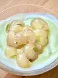 💚 Green Tea Yogurt with Longan Topping