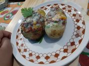 Una foto de papa al horno
