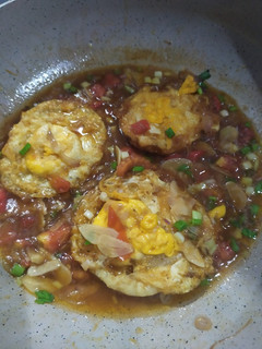 Foto resep Telur ceplok kuah kecap