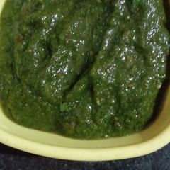 A picture of Mint chutney.