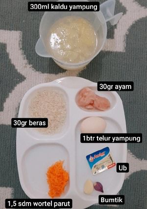 Foto resep Bubur Ayam Butter MPASI Day 1