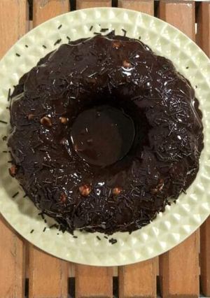 Foto de Bolo de chocolate e avelãs de microondas