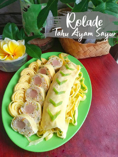 Foto resep (321) Rolade Tahu Ayam Sayur