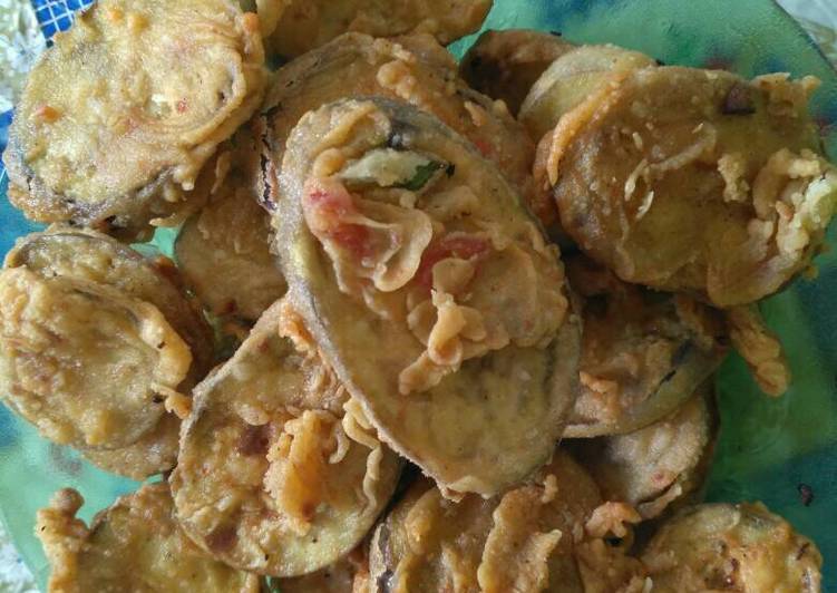Terong goreng pedas krispi